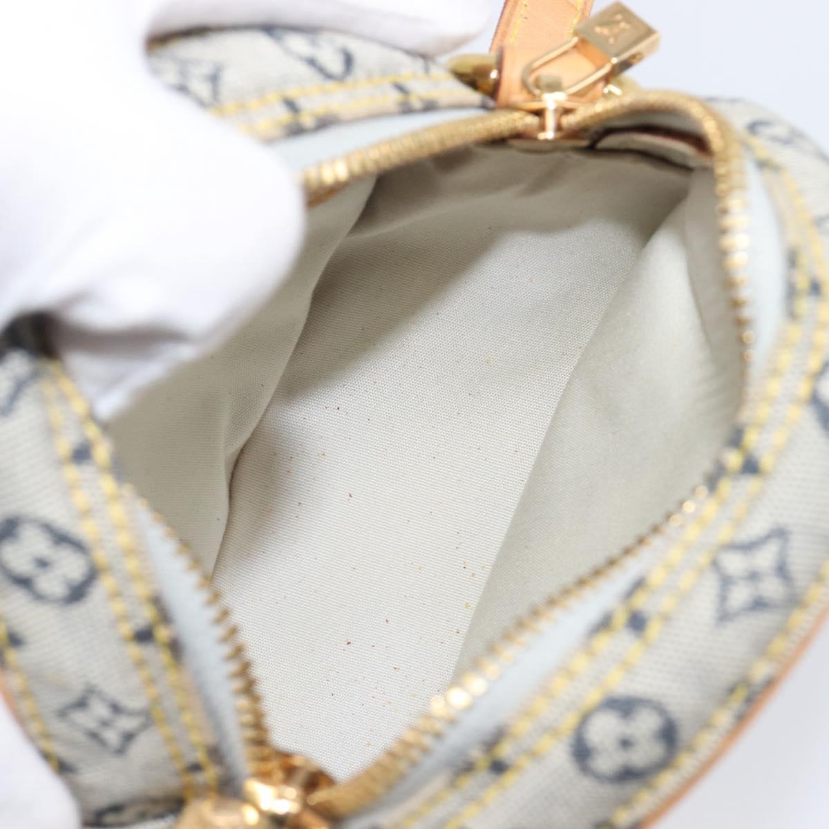 LOUIS VUITTON Monogram Mini Jeanne PM Shoulder Bag Blue M92001 LV Auth 204144