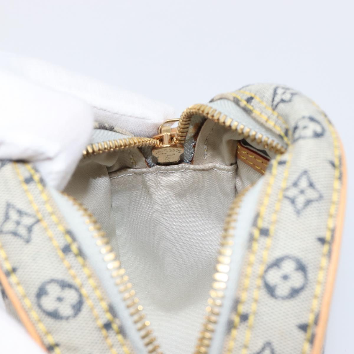 LOUIS VUITTON Monogram Mini Jeanne PM Shoulder Bag Blue M92001 LV Auth 204144
