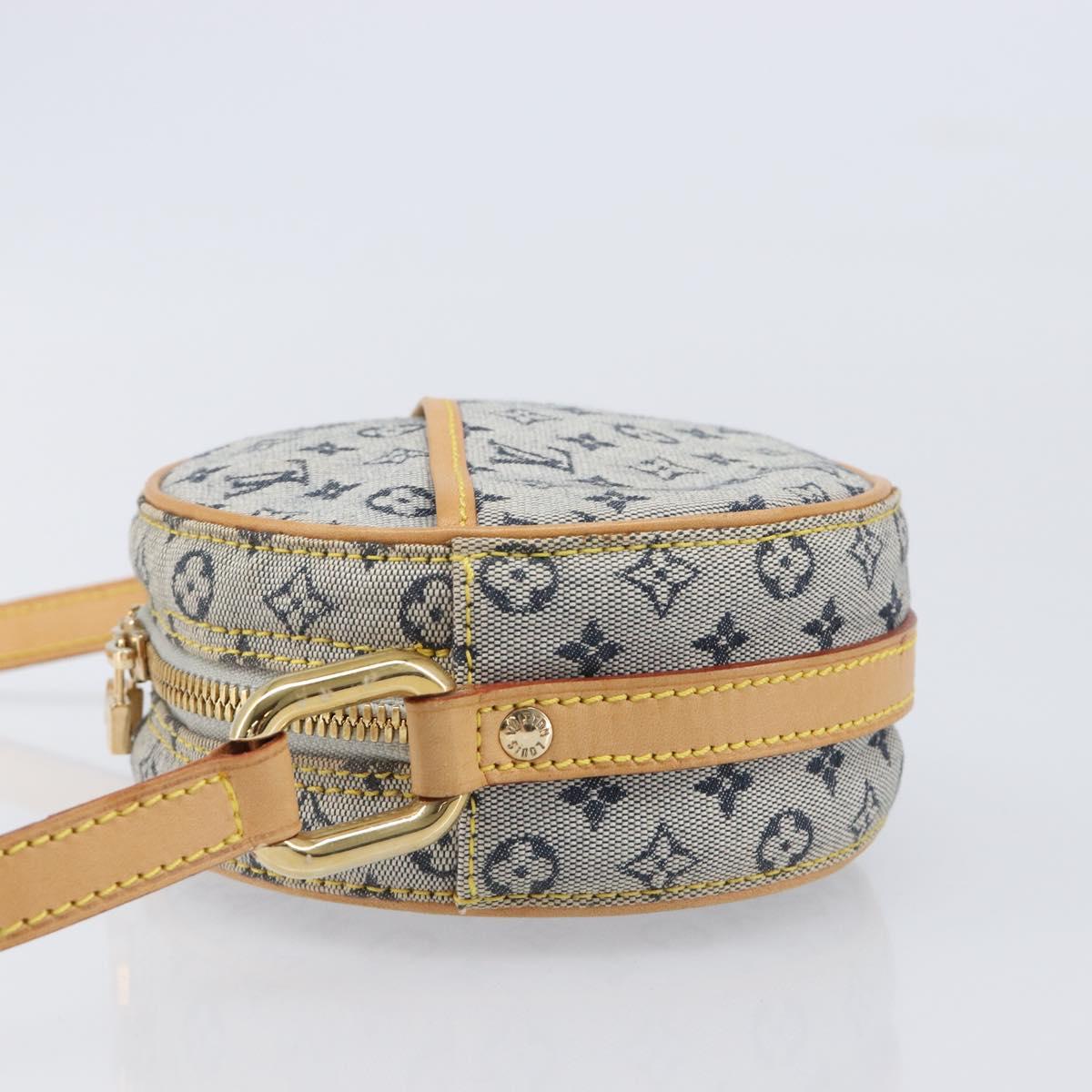 LOUIS VUITTON Monogram Mini Jeanne PM Shoulder Bag Blue M92001 LV Auth 204144