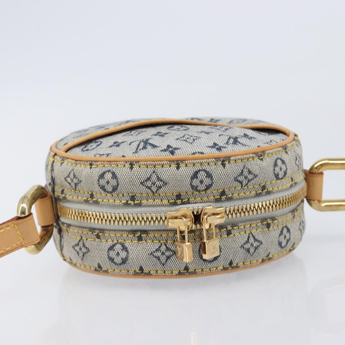 LOUIS VUITTON Monogram Mini Jeanne PM Shoulder Bag Blue M92001 LV Auth 204144