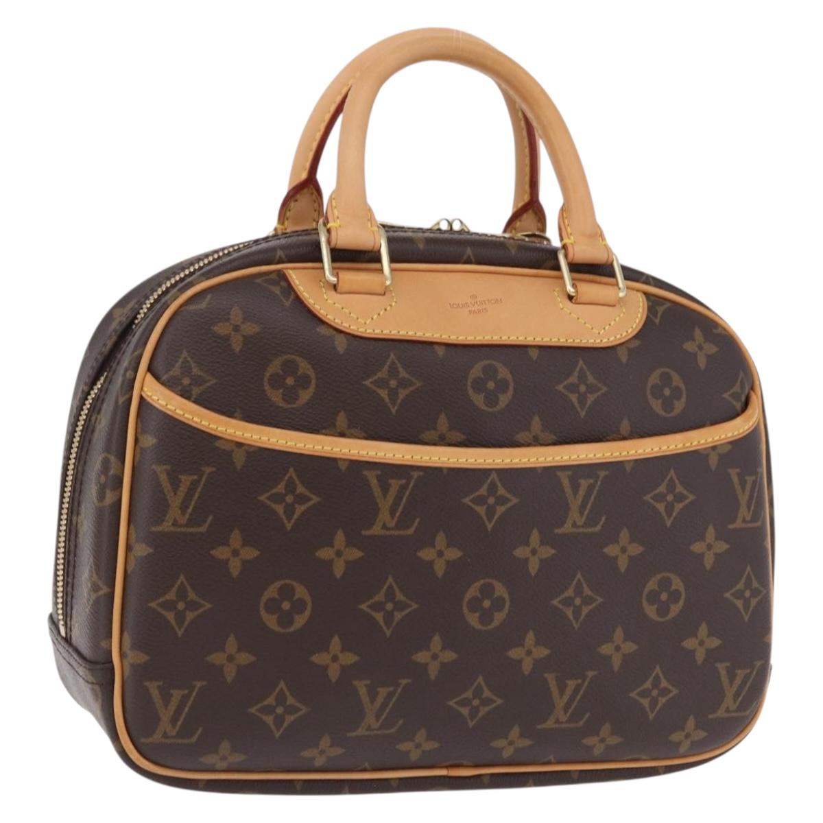 LOUIS VUITTON Monogram Trouville Hand Bag M42228 LV Auth 204150V