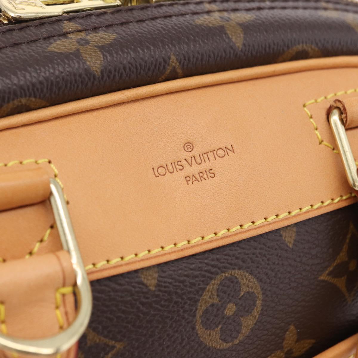 LOUIS VUITTON Monogram Trouville Hand Bag M42228 LV Auth 204150V