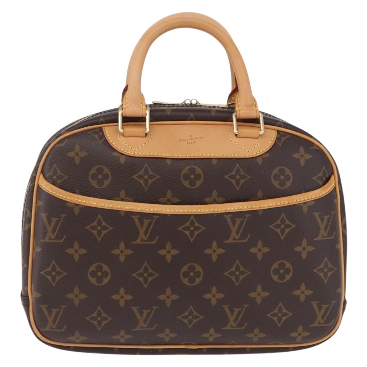 LOUIS VUITTON Monogram Trouville Hand Bag M42228 LV Auth 204150V