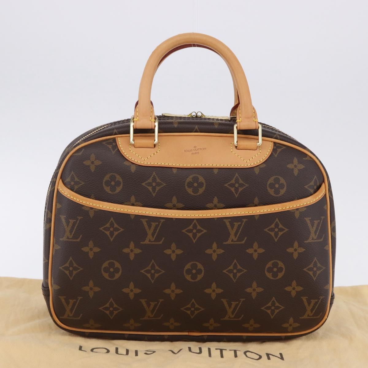 LOUIS VUITTON Monogram Trouville Hand Bag M42228 LV Auth 204150V