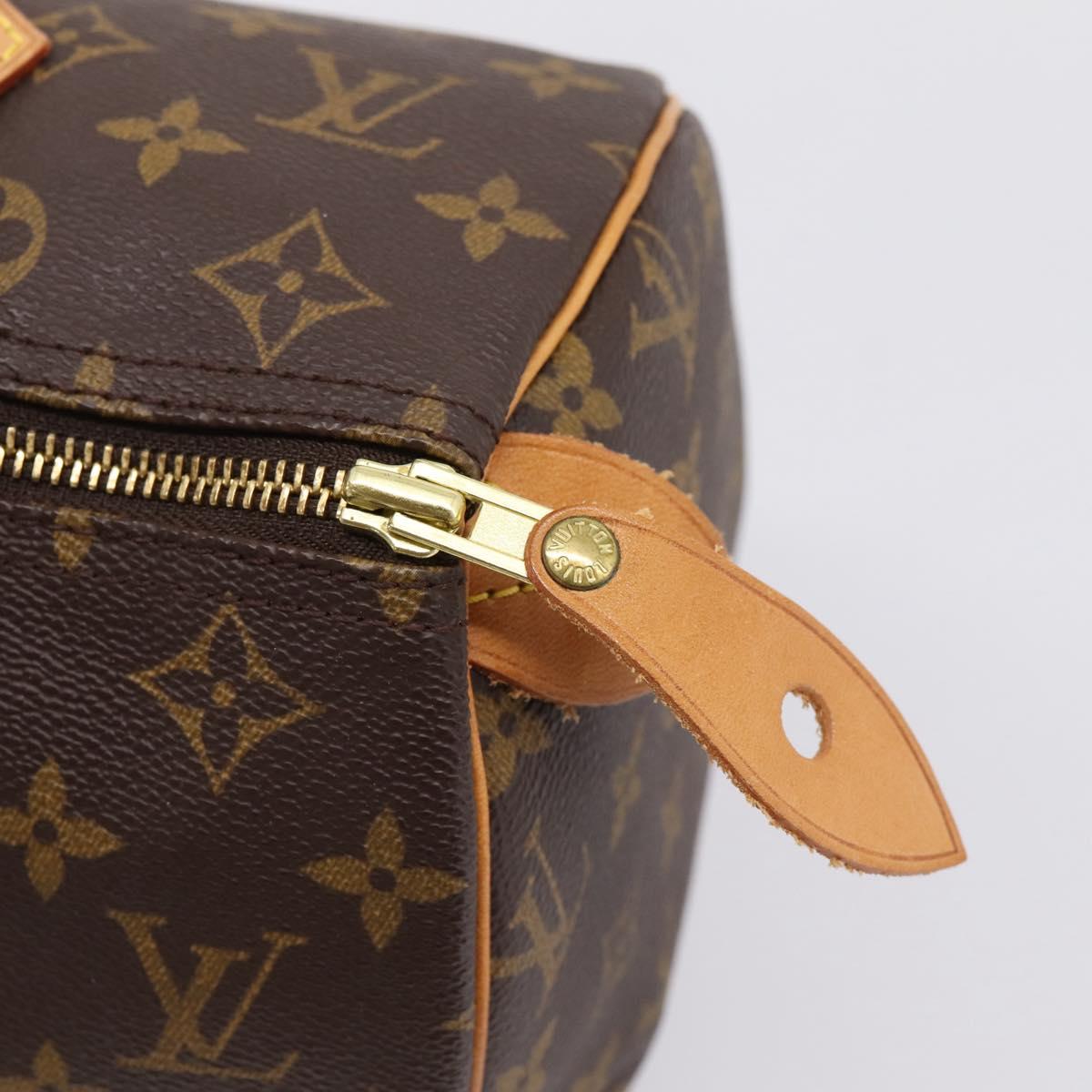 LOUIS VUITTON Monogram Speedy 30 Hand Bag M41526 LV Auth 204159V