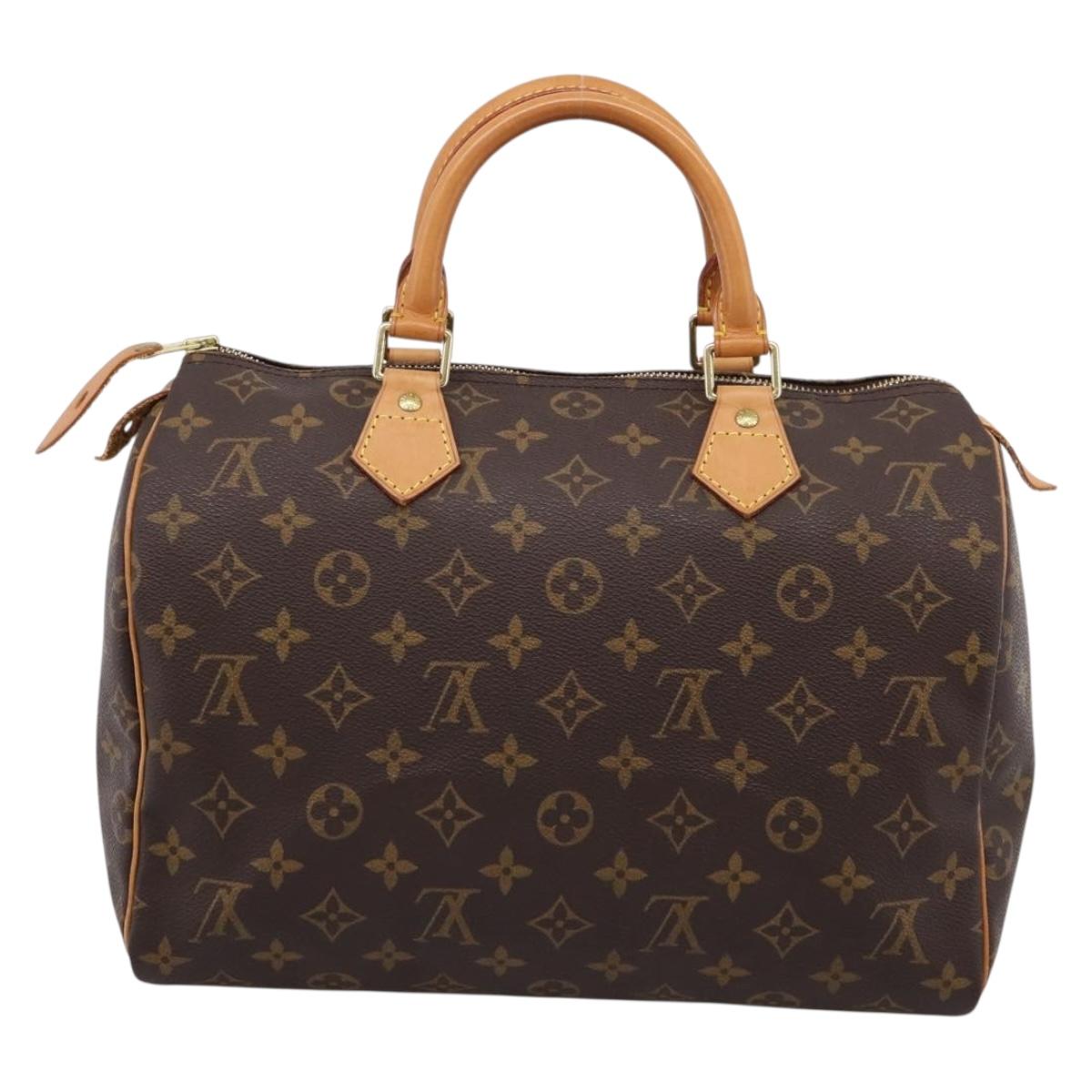 LOUIS VUITTON Monogram Speedy 30 Hand Bag M41526 LV Auth 204159V