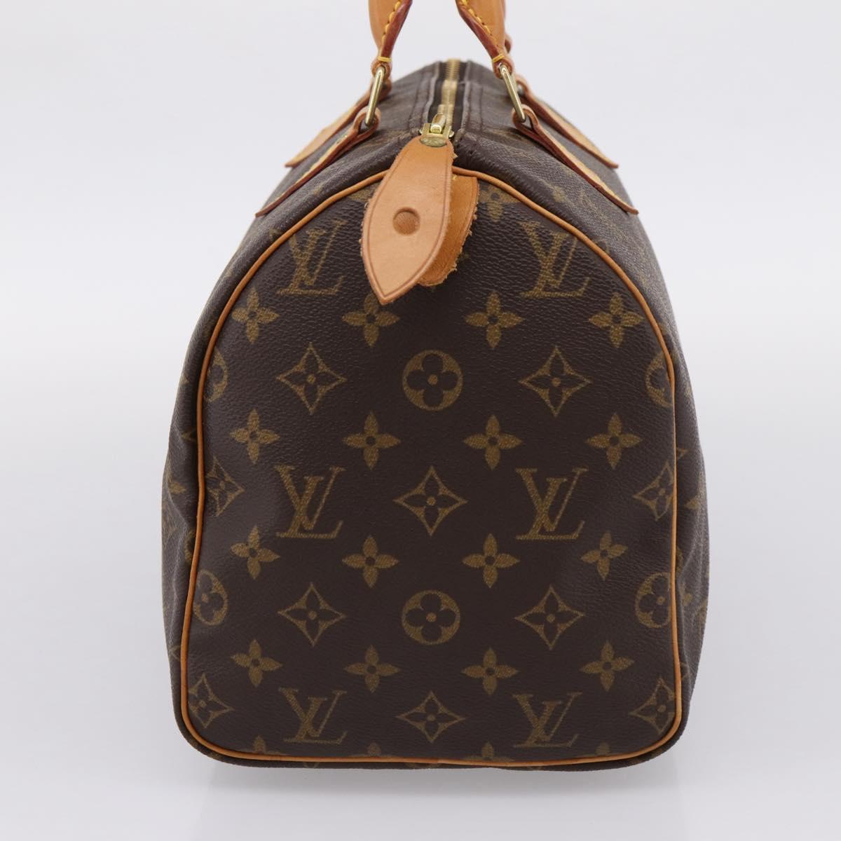 LOUIS VUITTON Monogram Speedy 30 Hand Bag M41526 LV Auth 204159V