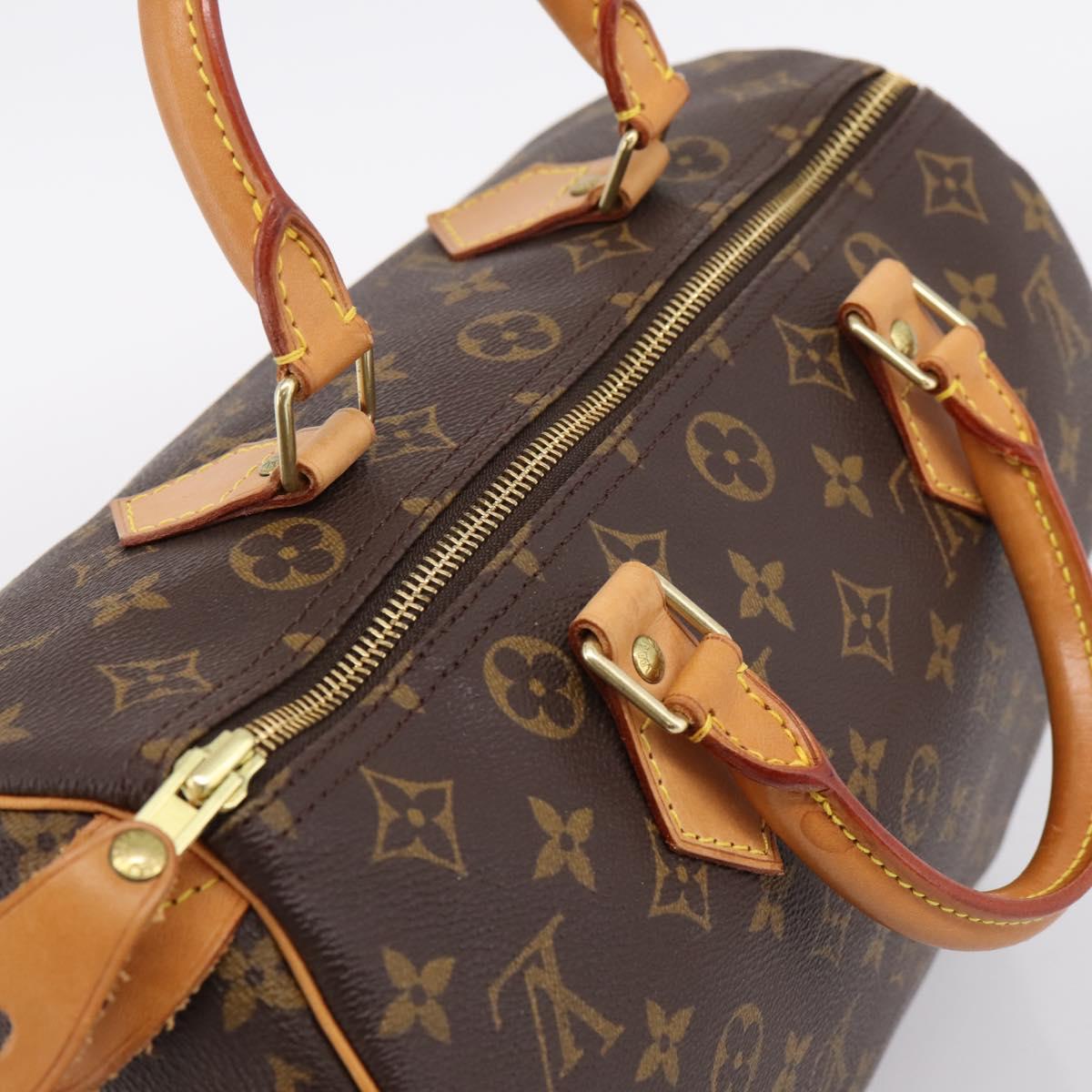 LOUIS VUITTON Monogram Speedy 30 Hand Bag M41526 LV Auth 204159V