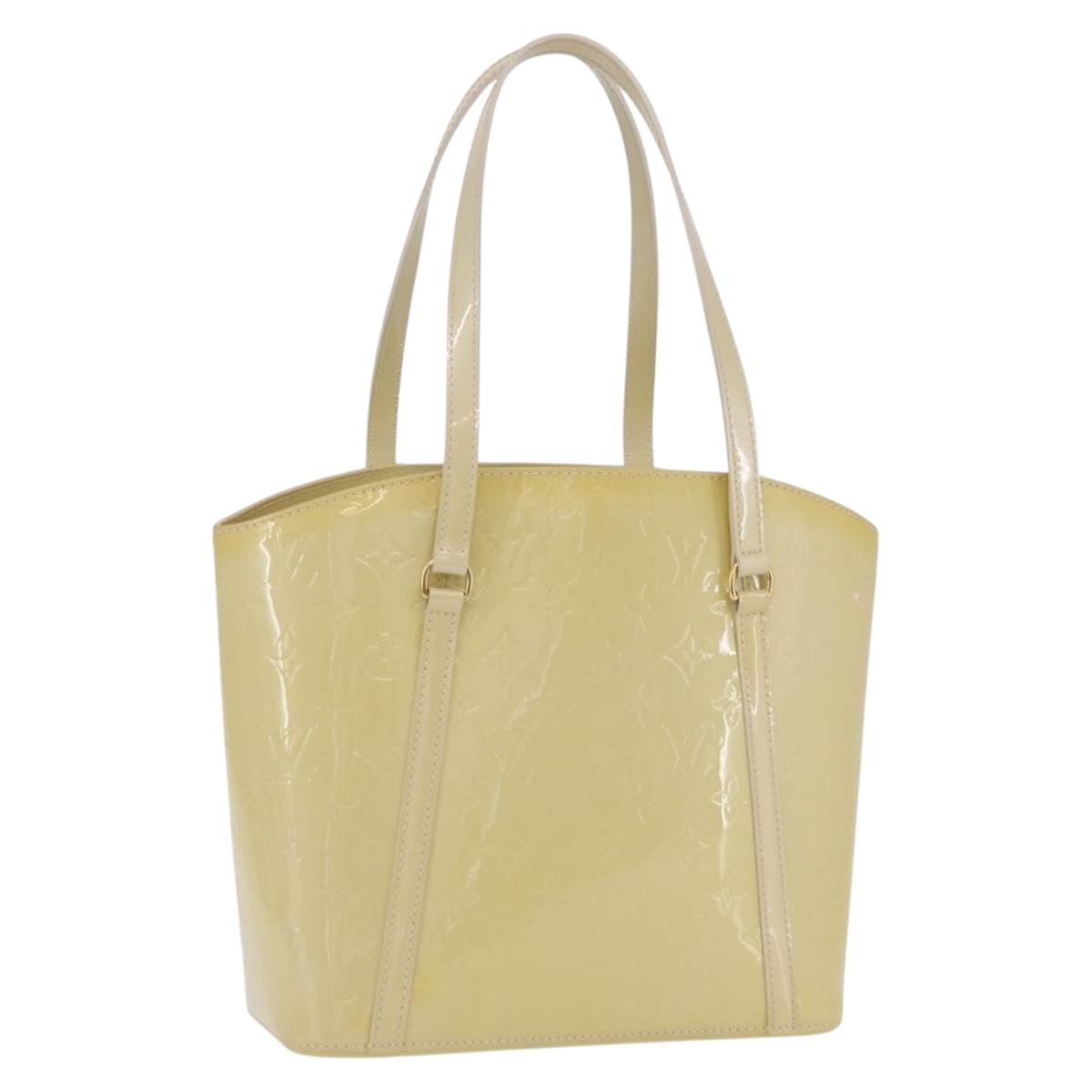 LOUIS VUITTON Monogram Vernis Avalon MM Tote Bag Broncorail M91743 Auth 204160
