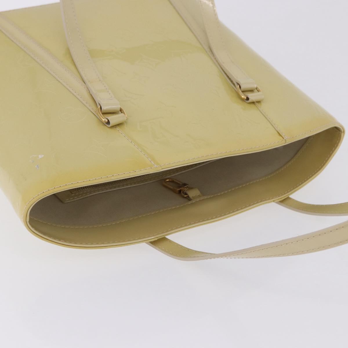 LOUIS VUITTON Monogram Vernis Avalon MM Tote Bag Broncorail M91743 Auth 204160