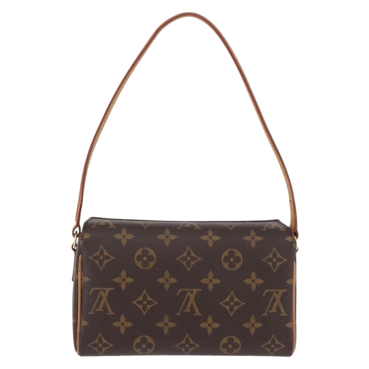 LOUIS VUITTON Monogram Recital Hand Bag M51900 LV Auth 204162V