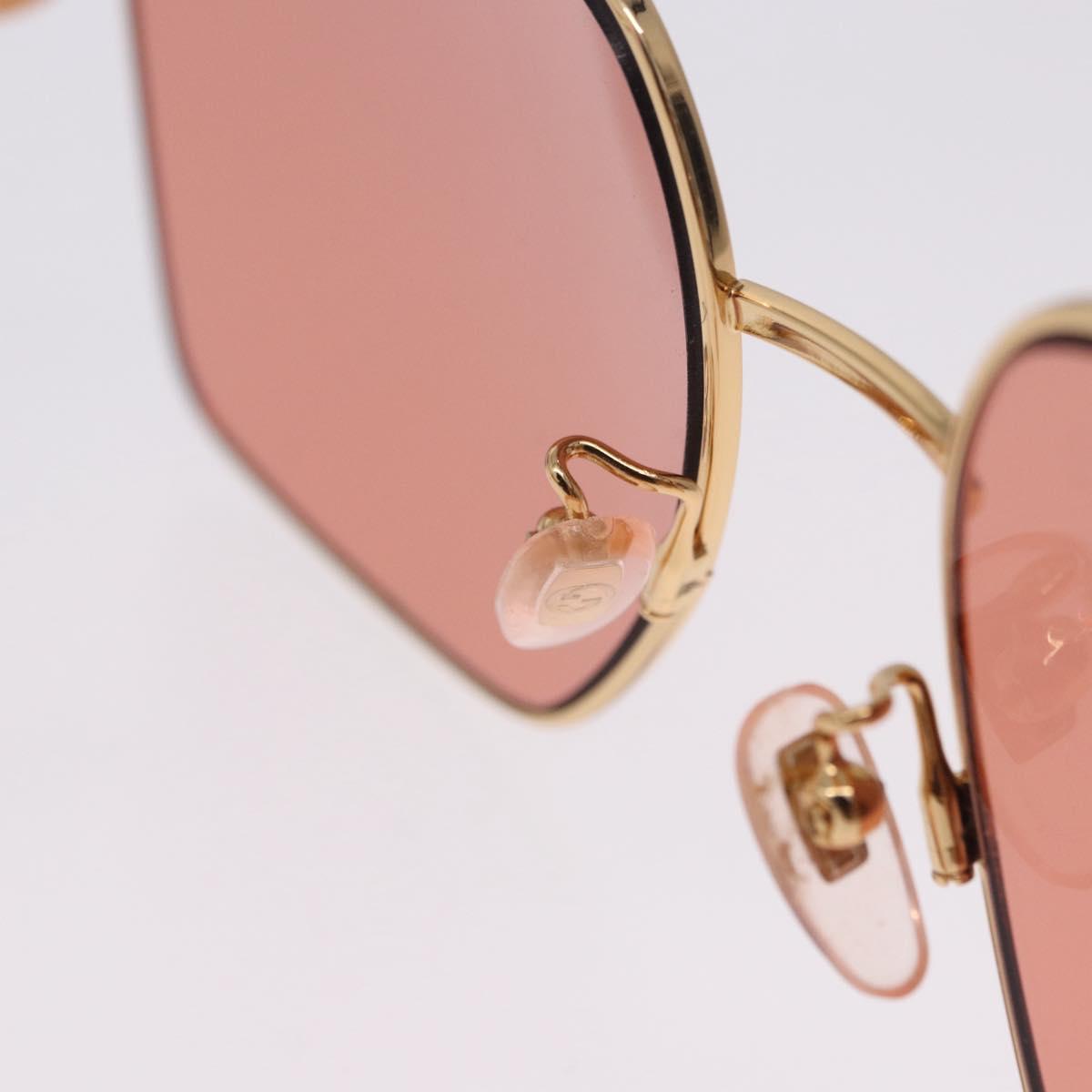 GUCCI Sunglasses metal Gold Tone Auth 204164M