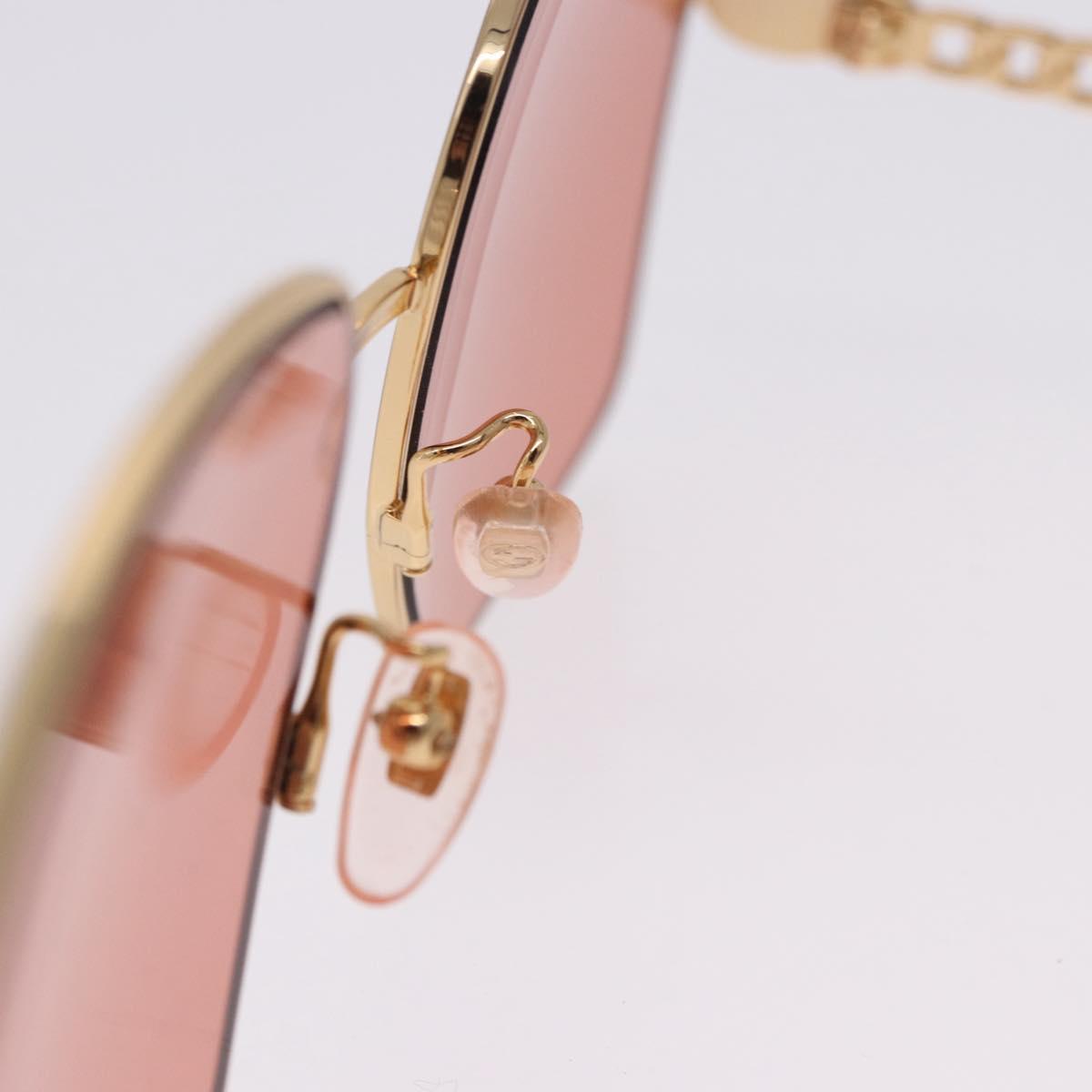 GUCCI Sunglasses metal Gold Tone Auth 204164M