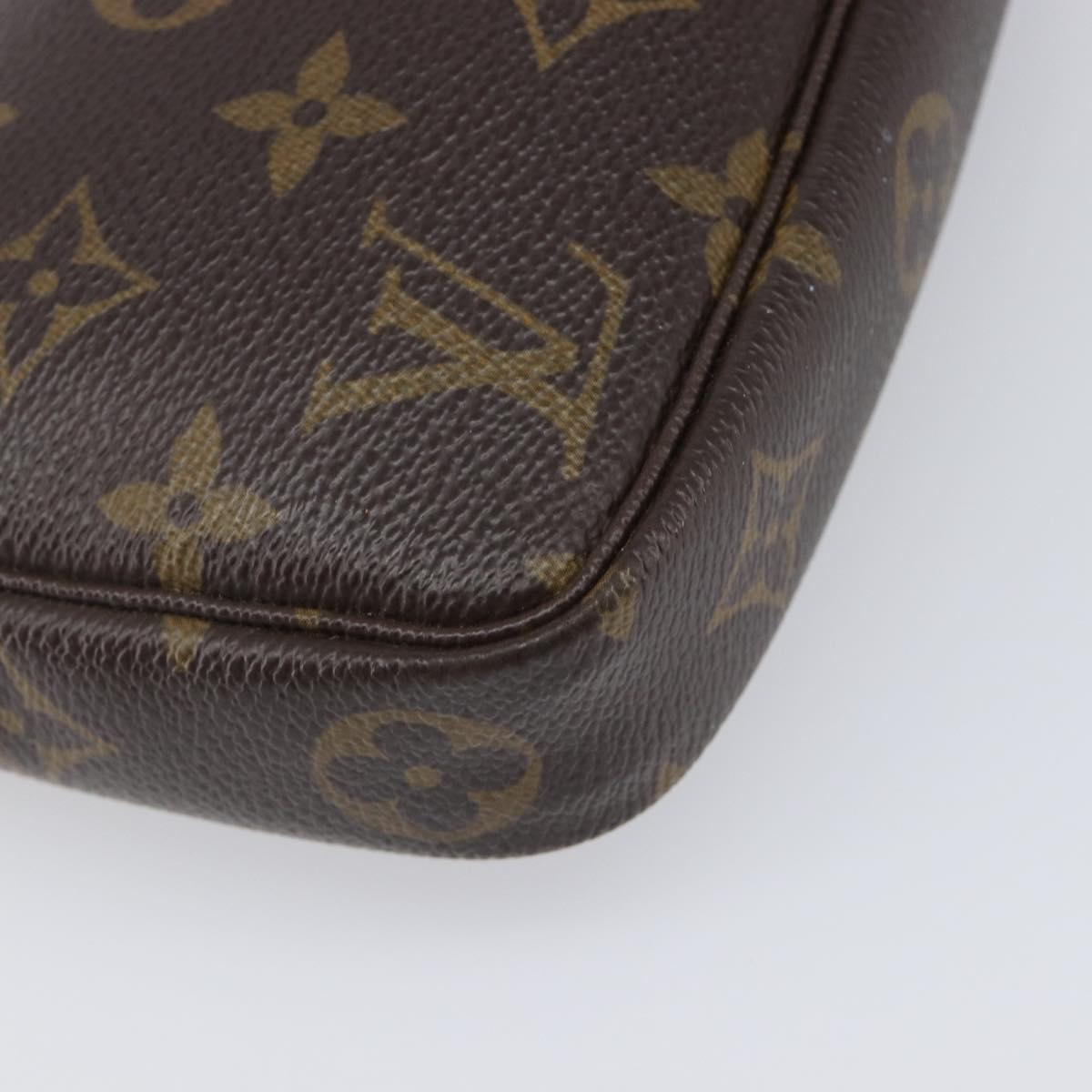 LOUIS VUITTON Monogram Pochette Accessoires Pouch M51980 LV Auth 204168