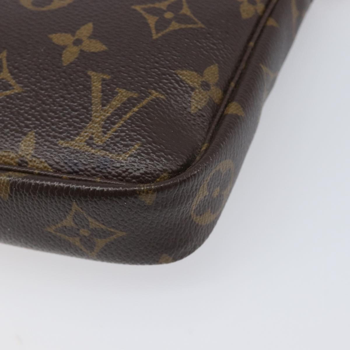 LOUIS VUITTON Monogram Pochette Accessoires Pouch M51980 LV Auth 204168
