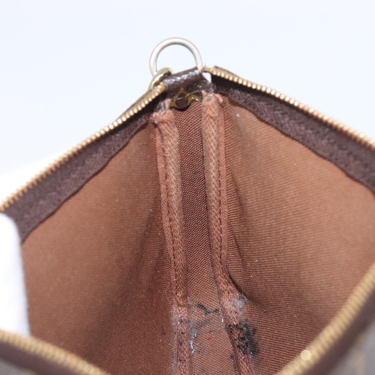 LOUIS VUITTON Monogram Pochette Accessoires Pouch M51980 LV Auth 204168