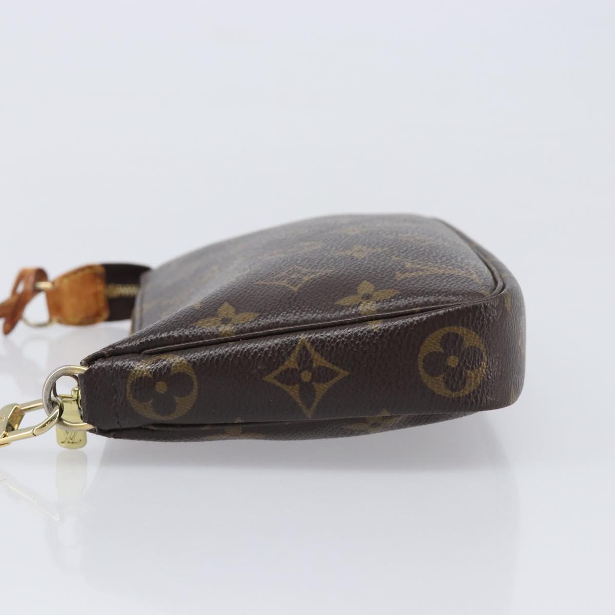 LOUIS VUITTON Monogram Pochette Accessoires Pouch M51980 LV Auth 204168