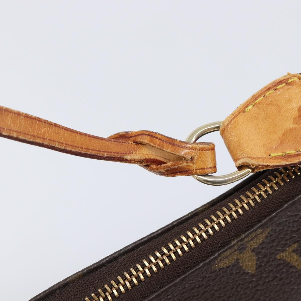 LOUIS VUITTON Monogram Pochette Accessoires Pouch M51980 LV Auth 204168
