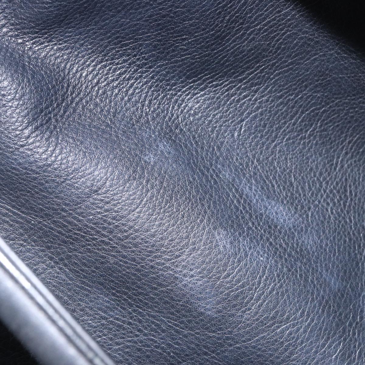 Chrome Hearts Tote Bag Leather Black Auth 204170V