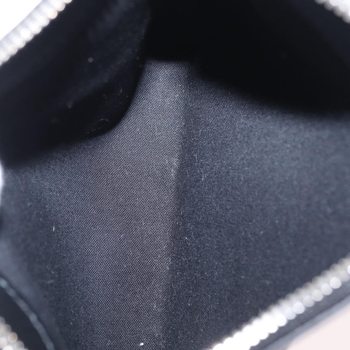 BALENCIAGA Navy Cabas S Hand Bag Canvas White Black 339933 Auth 204200