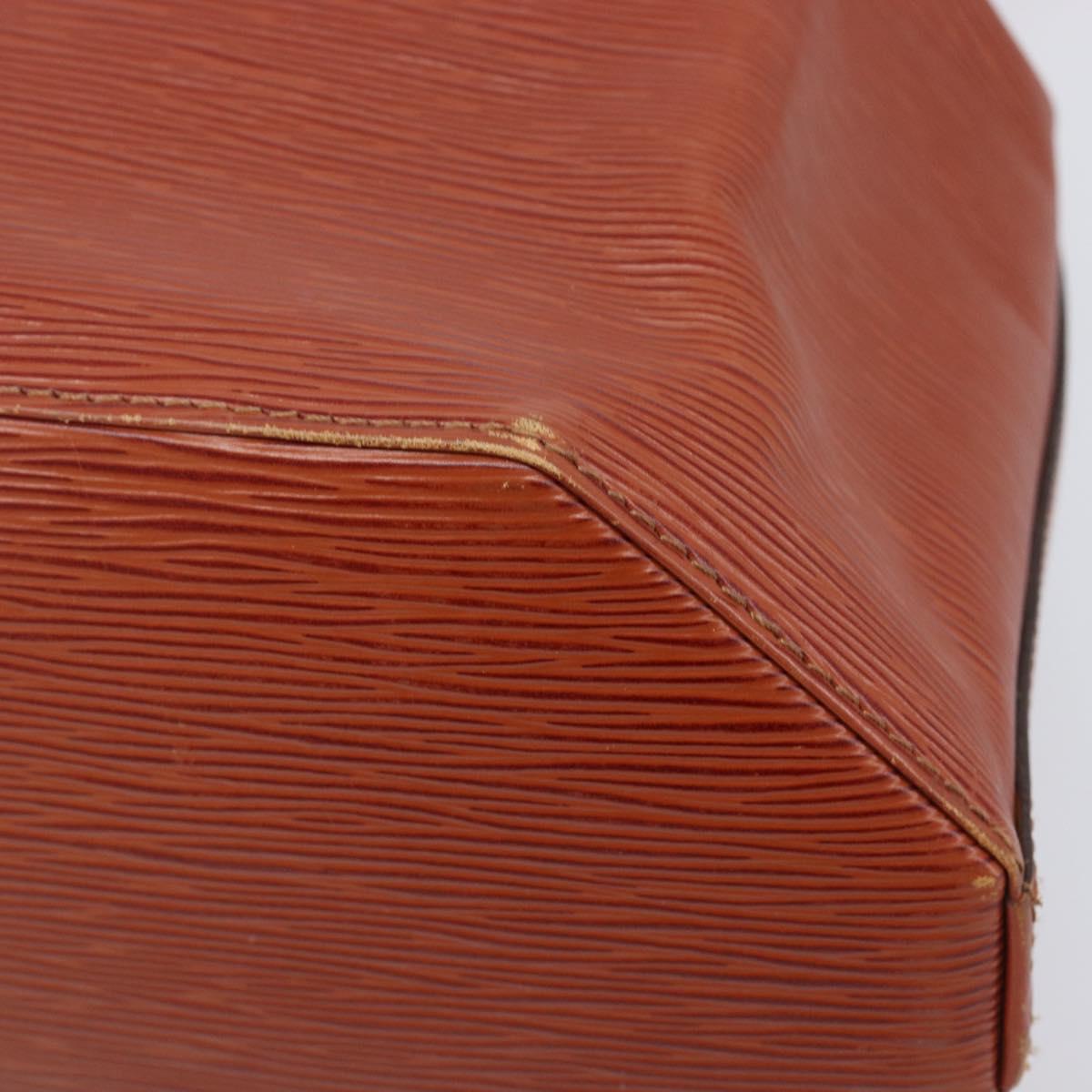 LOUIS VUITTON Epi Sac De Paul PM Shoulder Bag Brown M80203 LV Auth 204202A