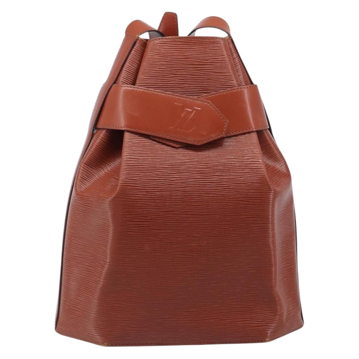 LOUIS VUITTON Epi Sac De Paul PM Shoulder Bag Brown M80203 LV Auth 204202A