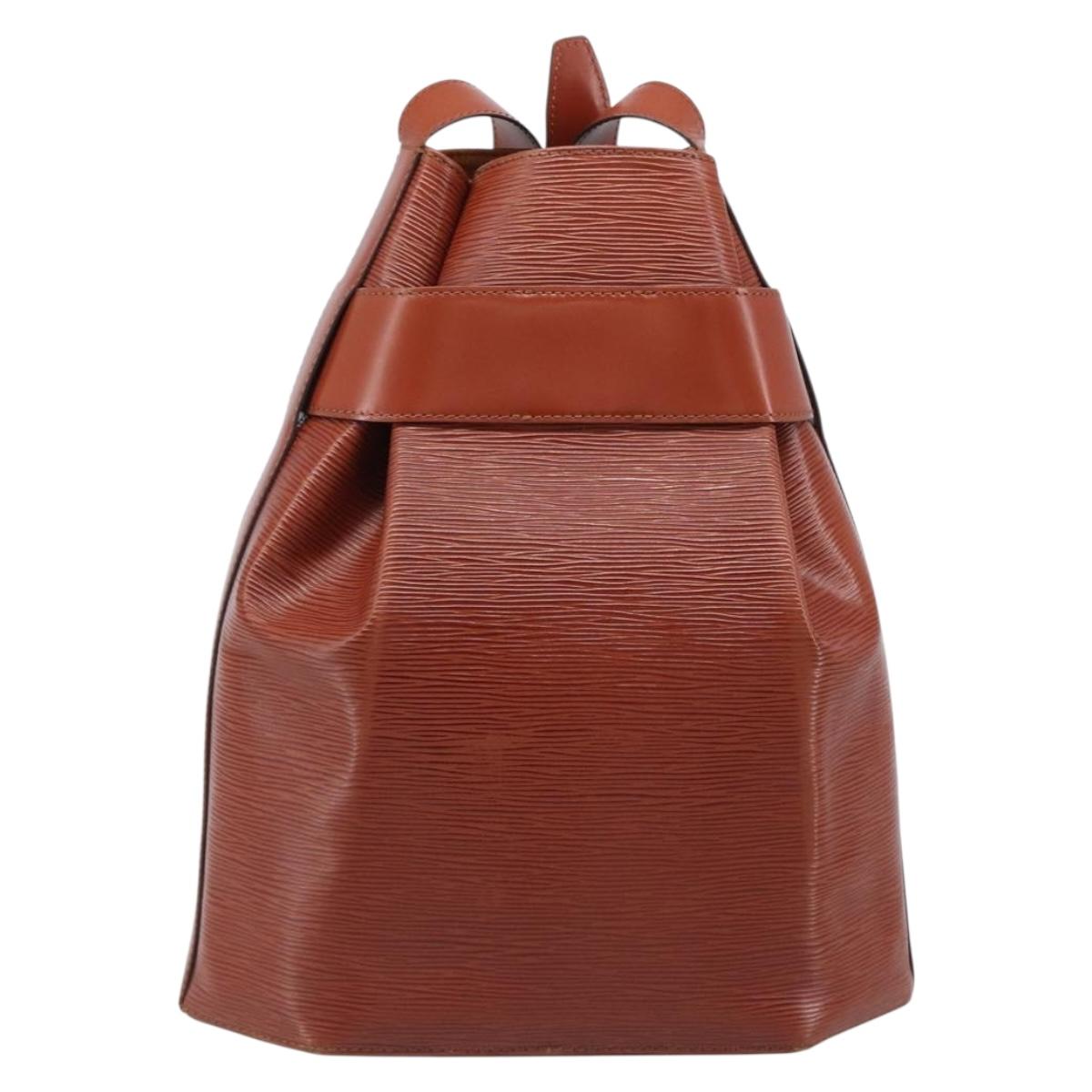 LOUIS VUITTON Epi Sac De Paul PM Shoulder Bag Brown M80203 LV Auth 204202A