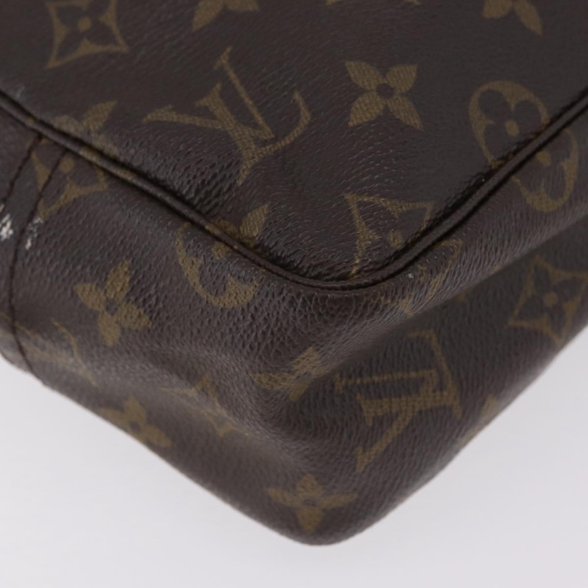 LOUIS VUITTON Monogram Trousse Toilette 28 Clutch Bag M47522 LV Auth 204216