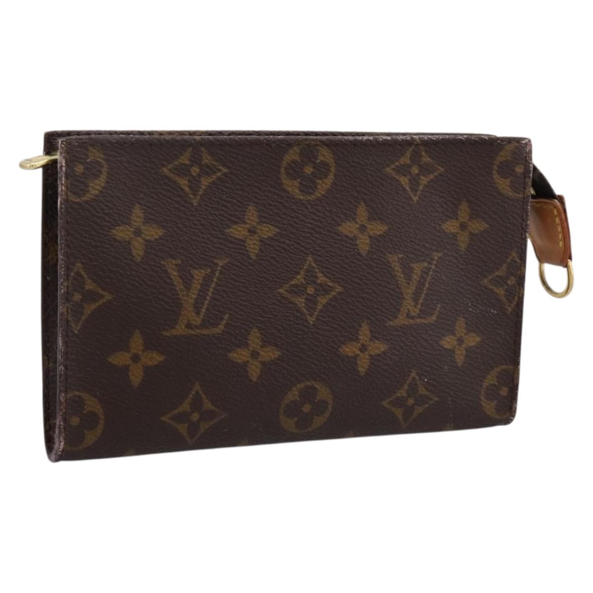 LOUIS VUITTON Monogram Bucket PM Accessory Pouch LV Auth 204228