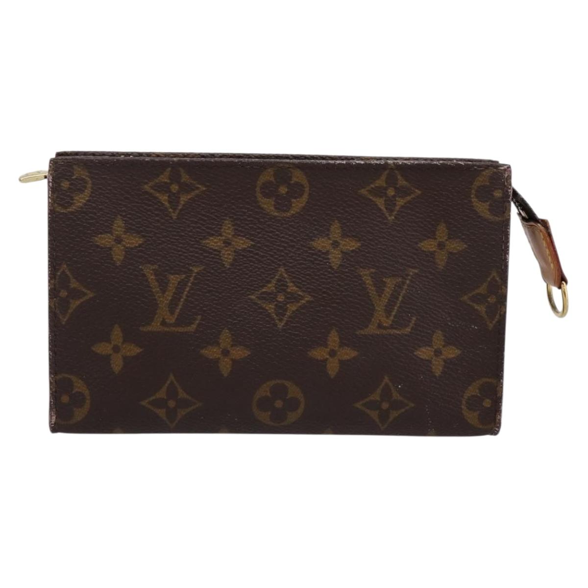 LOUIS VUITTON Monogram Bucket PM Accessory Pouch LV Auth 204228