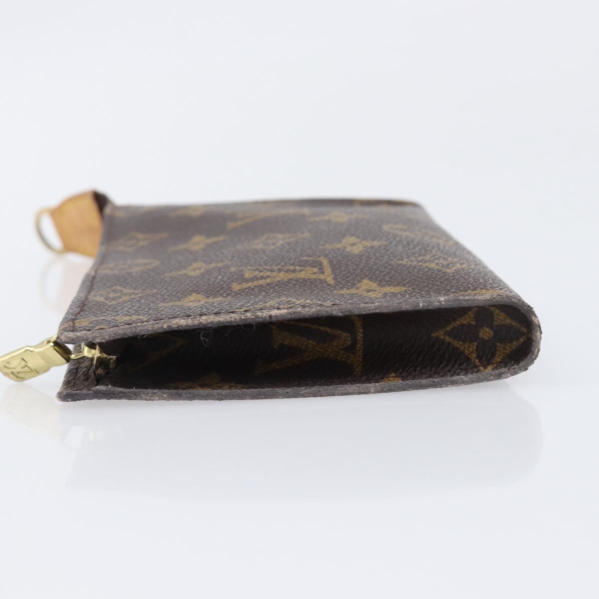 LOUIS VUITTON Monogram Bucket PM Accessory Pouch LV Auth 204229