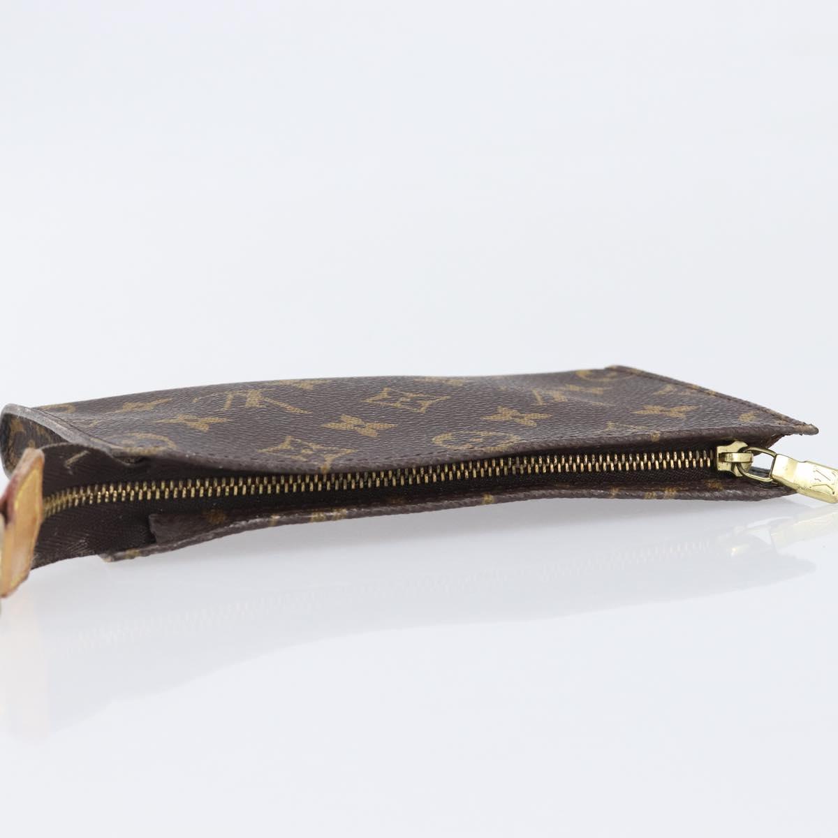 LOUIS VUITTON Monogram Bucket PM Accessory Pouch LV Auth 204229