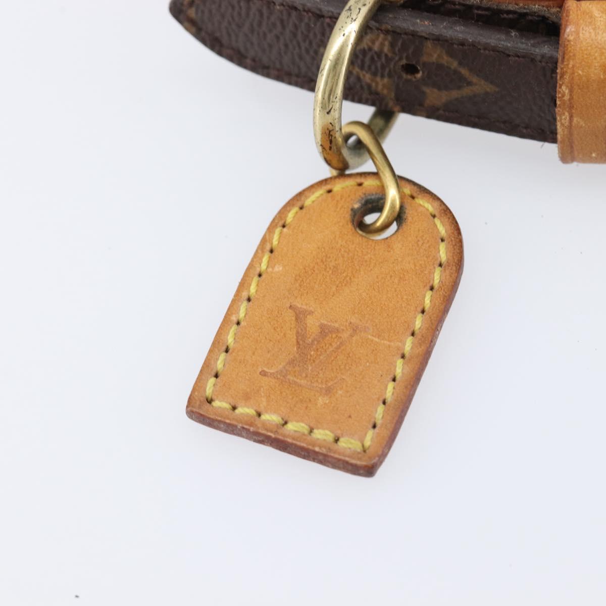 LOUIS VUITTON Monogram Collie Baxter PM Dog Leash M58072 LV Auth 204242