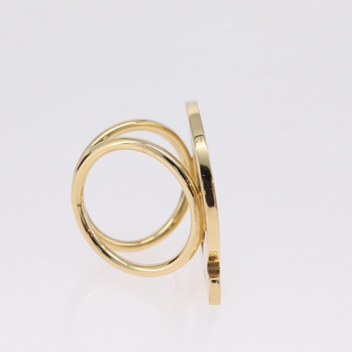 Salvatore Ferragamo Headband Nnylon metal 3 Set Beige Green gold Auth 204265