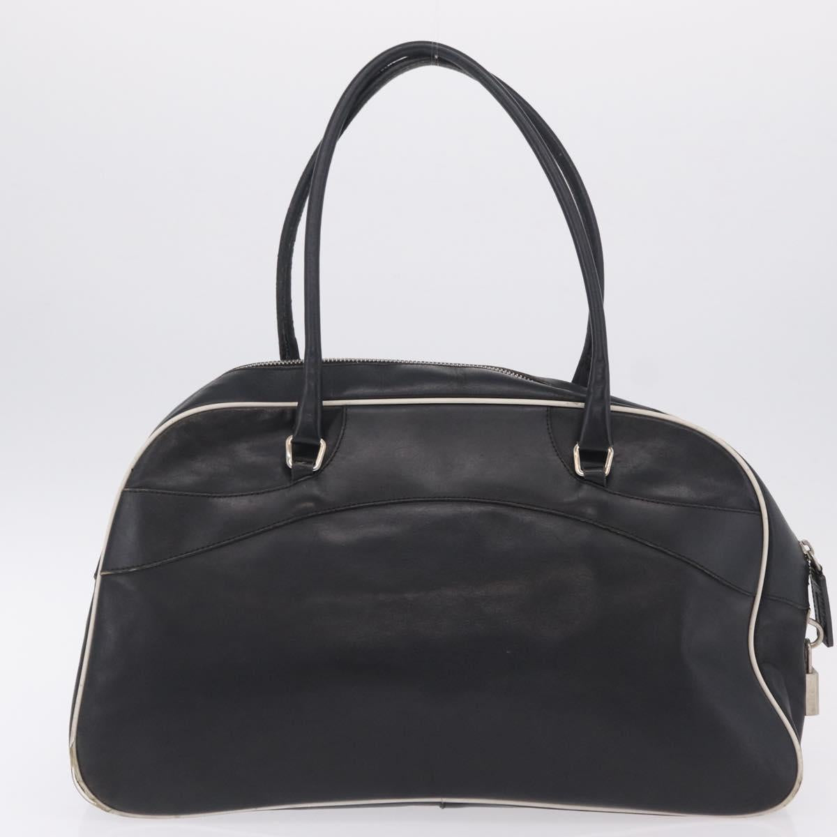 PRADA Shoulder Bag Nylon Leather 5 Set Black Purple Auth 204287