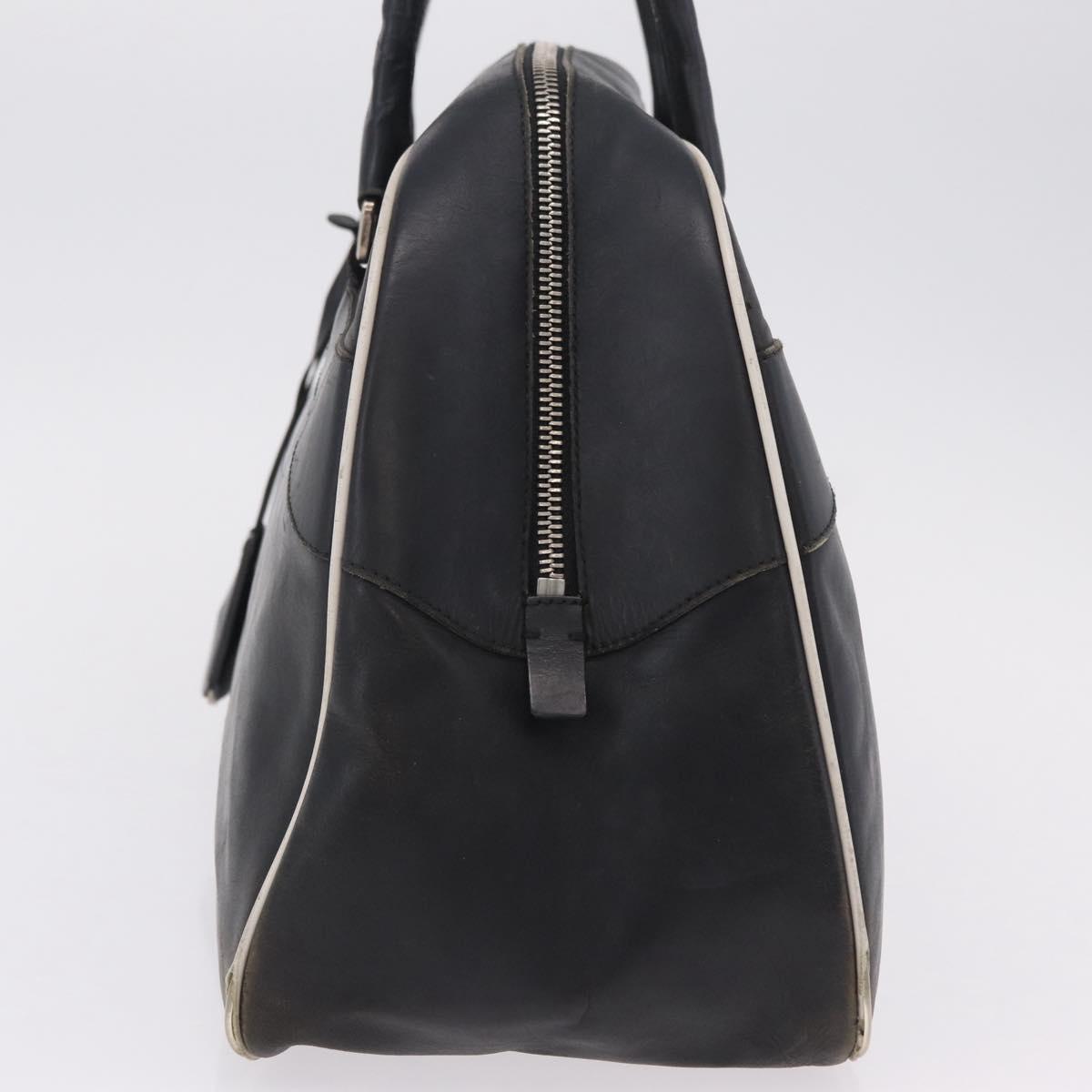 PRADA Shoulder Bag Nylon Leather 5 Set Black Purple Auth 204287
