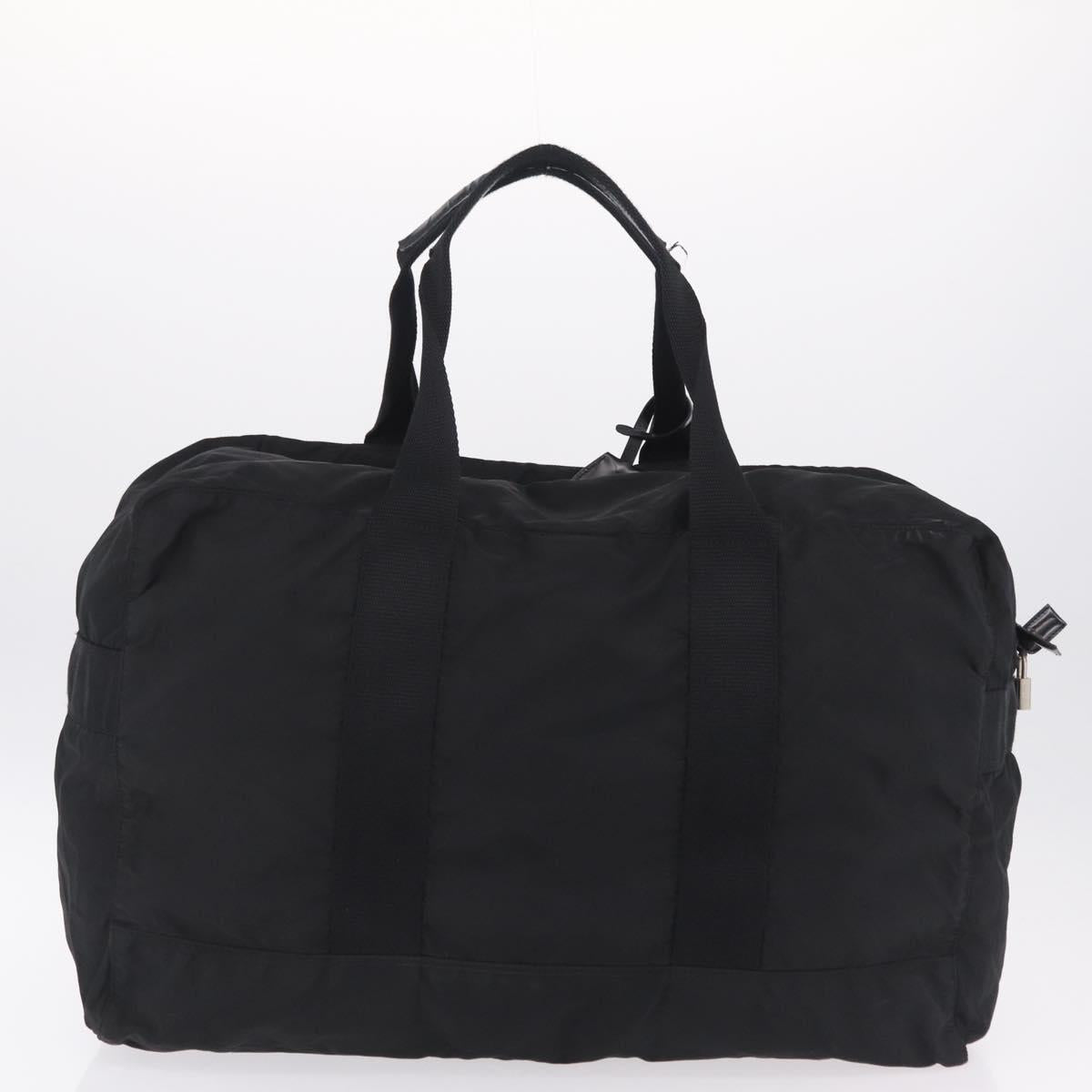 PRADA Shoulder Bag Nylon Leather 5 Set Black Purple Auth 204287