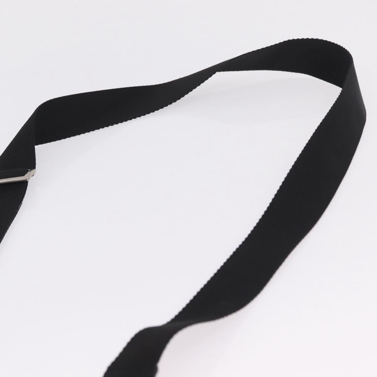 PRADA Shoulder Bag Nylon Leather 5 Set Black Purple Auth 204287