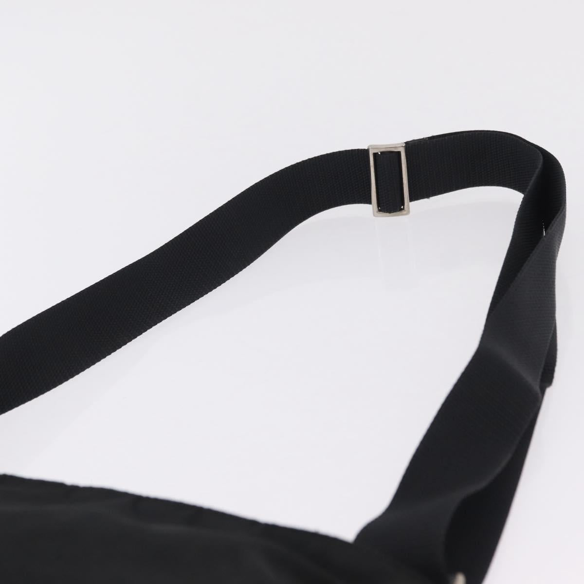 PRADA Shoulder Bag Nylon Leather 5 Set Black Purple Auth 204287