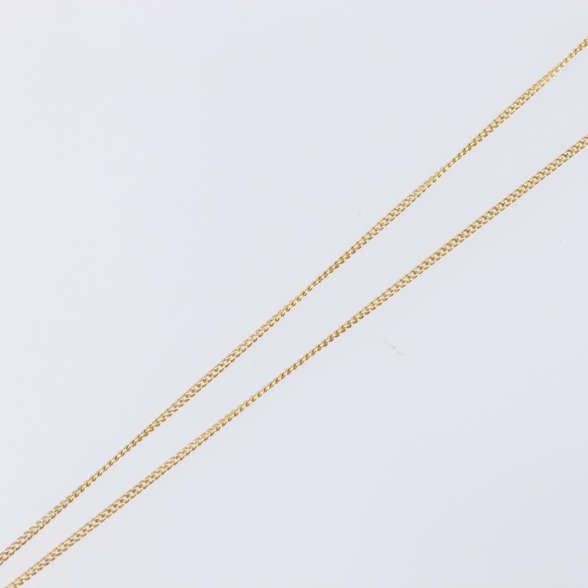 Christian Dior Necklace metal Gold Auth 204290