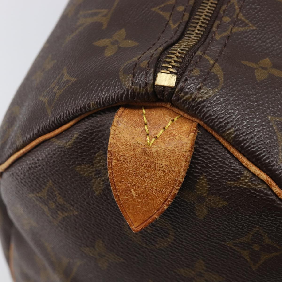LOUIS VUITTON Monogram Speedy 30 Hand Bag M41526 LV Auth 204292