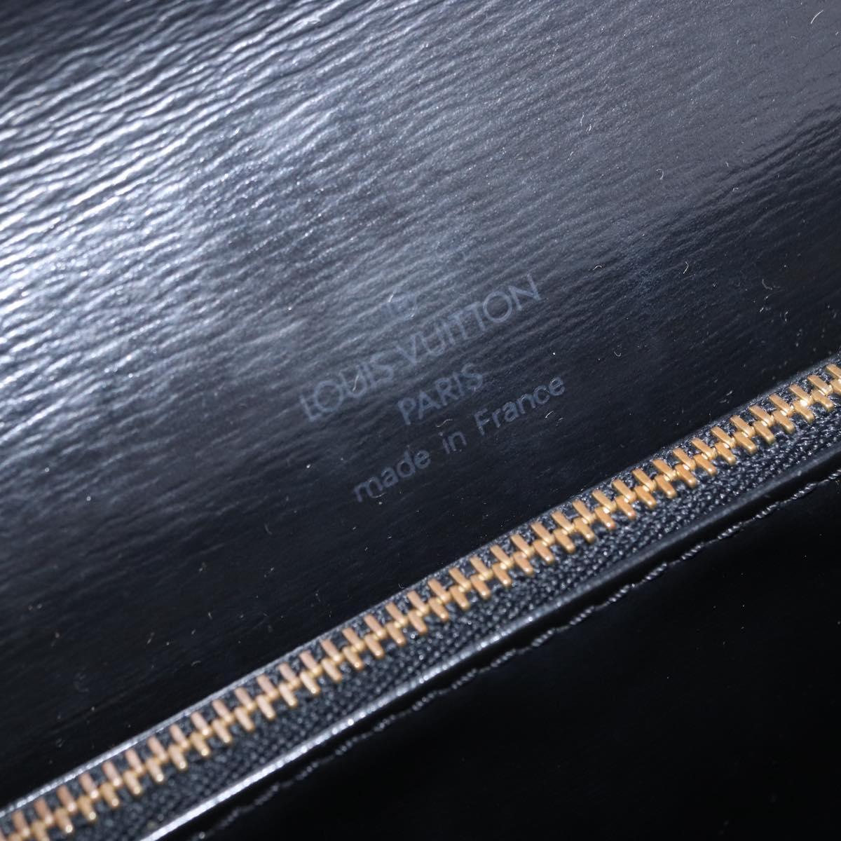LOUIS VUITTON Epi Free Run Shoulder Bag Black M52402 LV Auth 204301