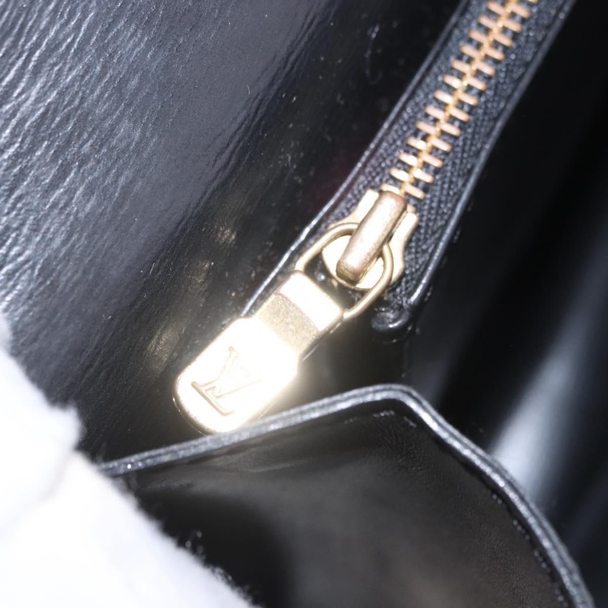 LOUIS VUITTON Epi Free Run Shoulder Bag Black M52402 LV Auth 204301