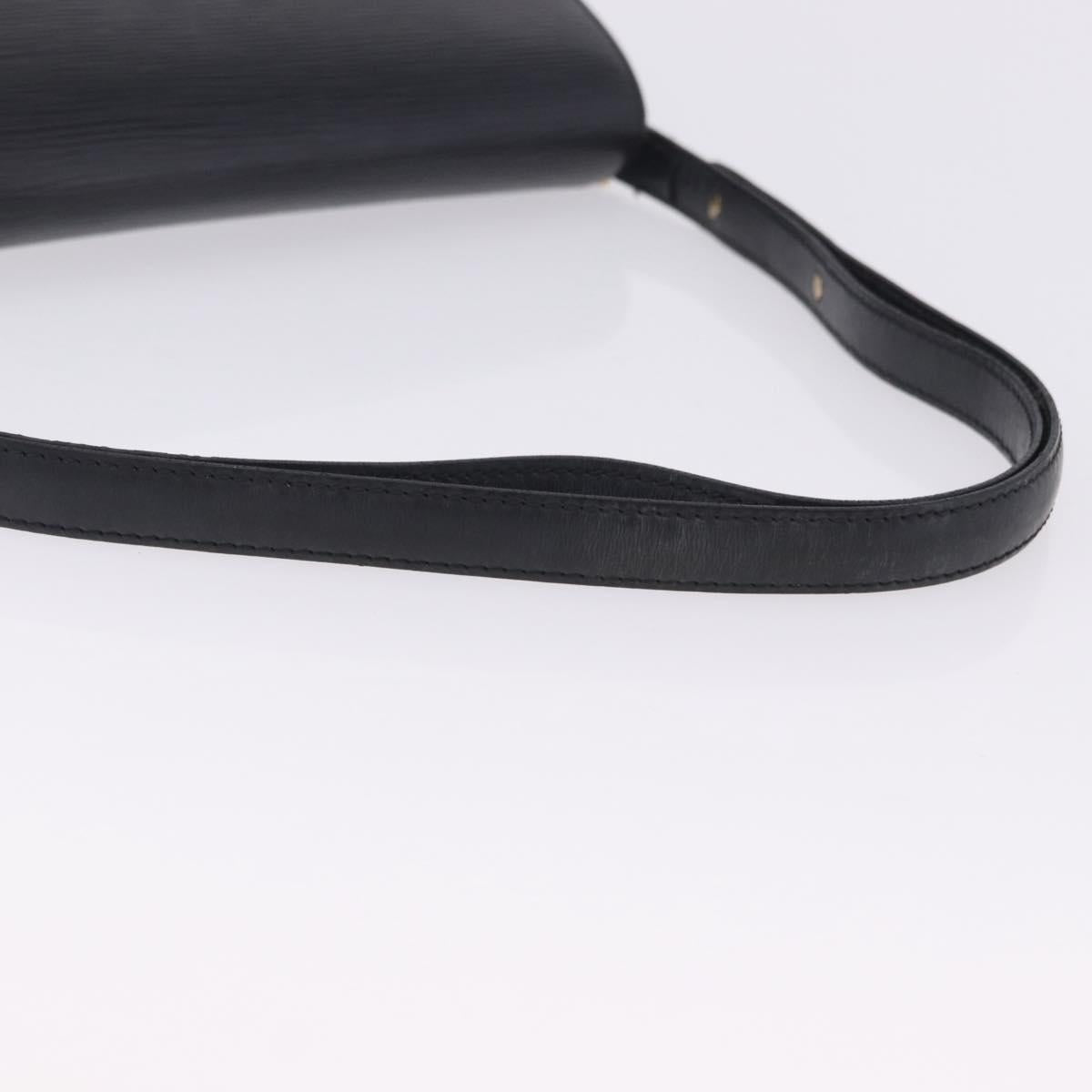 LOUIS VUITTON Epi Free Run Shoulder Bag Black M52402 LV Auth 204301