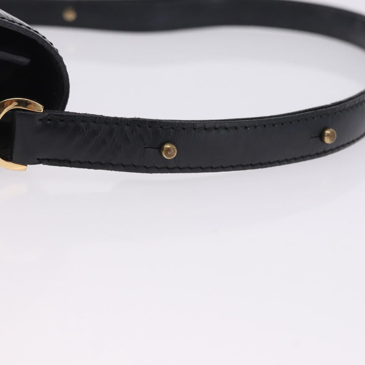 LOUIS VUITTON Epi Free Run Shoulder Bag Black M52402 LV Auth 204301