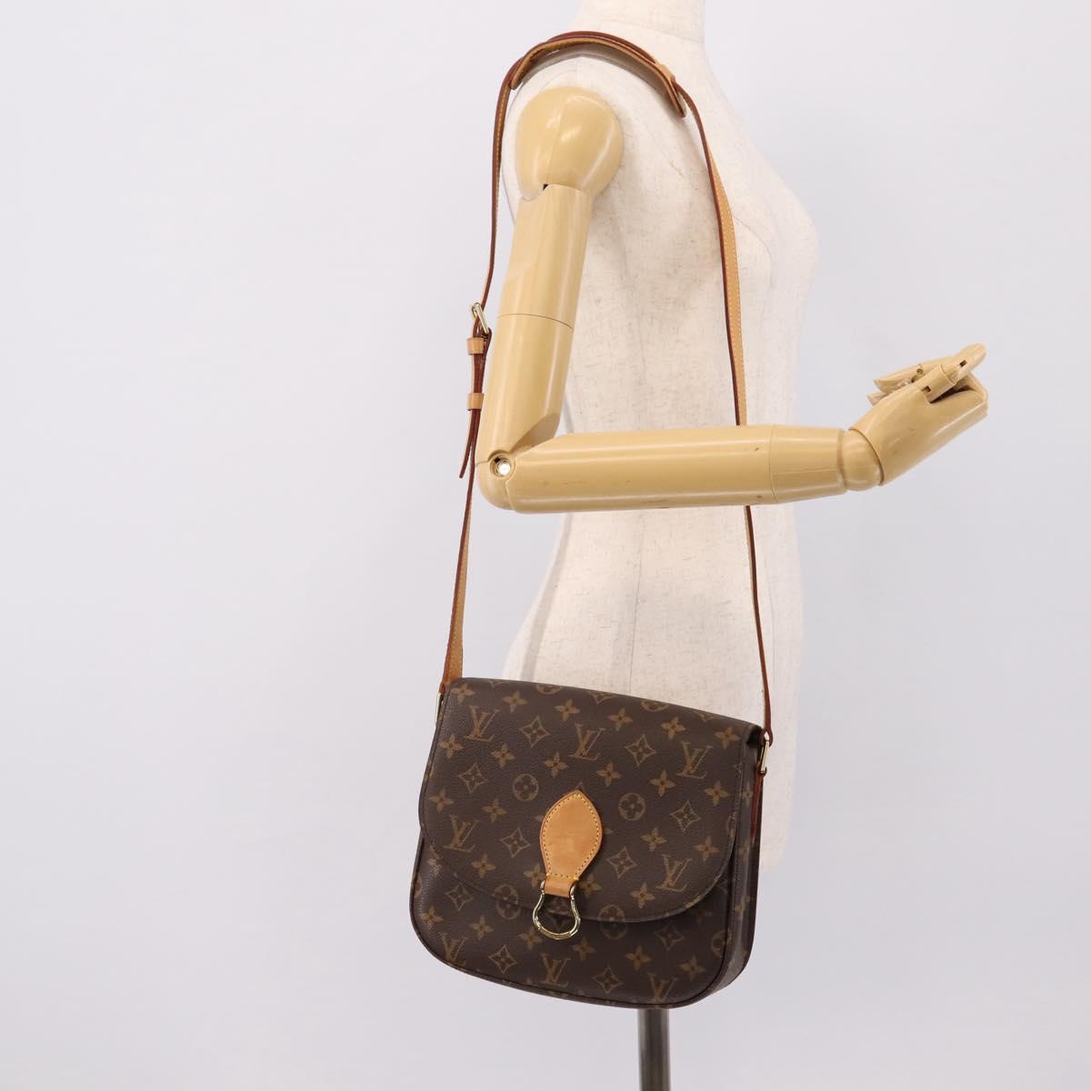 LOUIS VUITTON Monogram Saint Cloud GM Shoulder Bag M51242 LV Auth 204310A