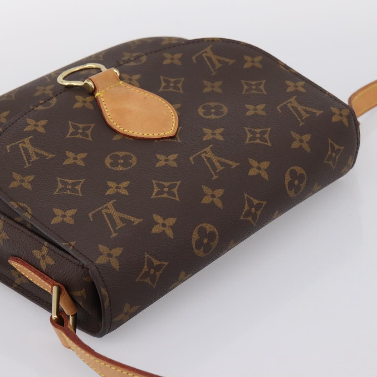 LOUIS VUITTON Monogram Saint Cloud GM Shoulder Bag M51242 LV Auth 204310A