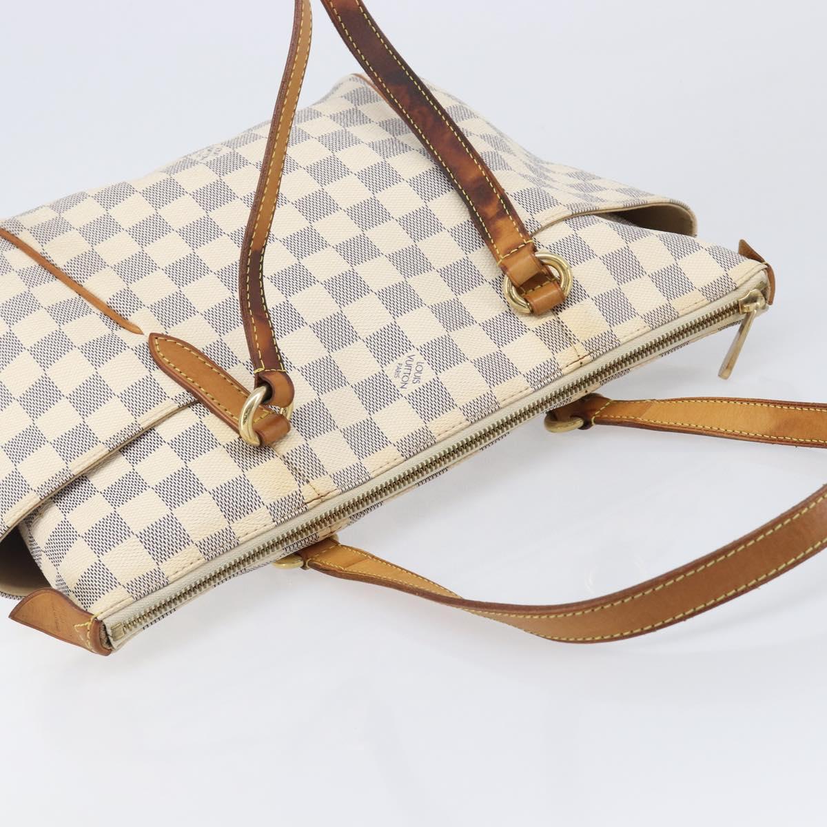 LOUIS VUITTON Damier Azur Totally PM Tote Bag N41280 LV Auth 204311
