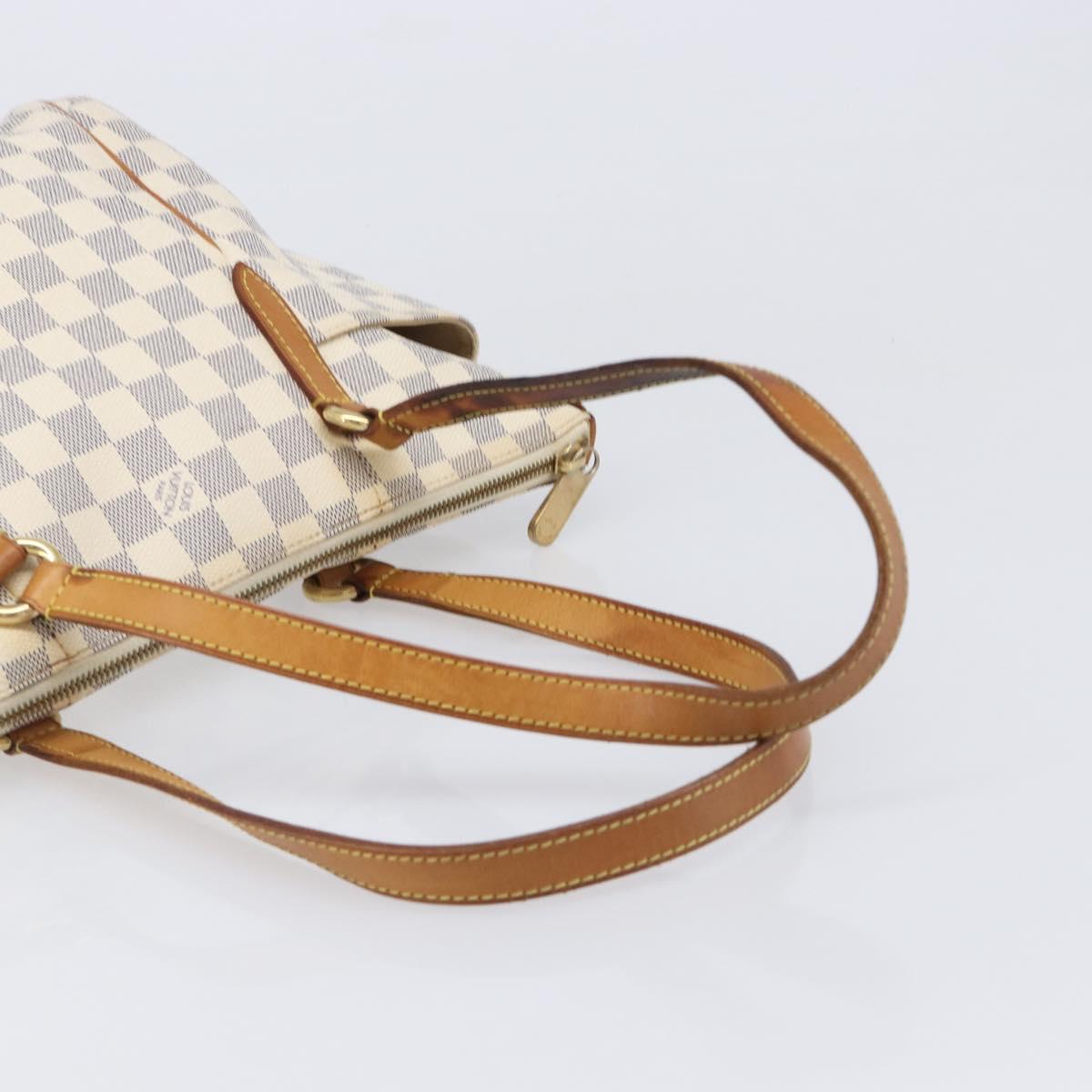 LOUIS VUITTON Damier Azur Totally PM Tote Bag N41280 LV Auth 204311