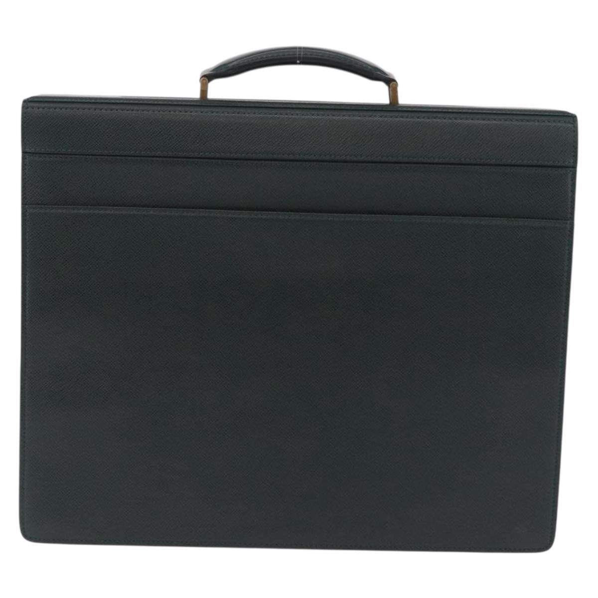 LOUIS VUITTON Taiga Pilot Case Ural Business Bag Epicea M30024 LV Auth 204312